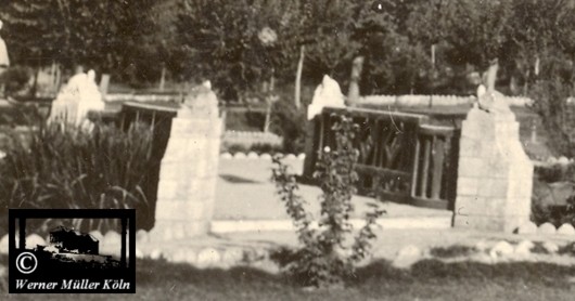 Brcke im Garten des Darulaman-Palastes